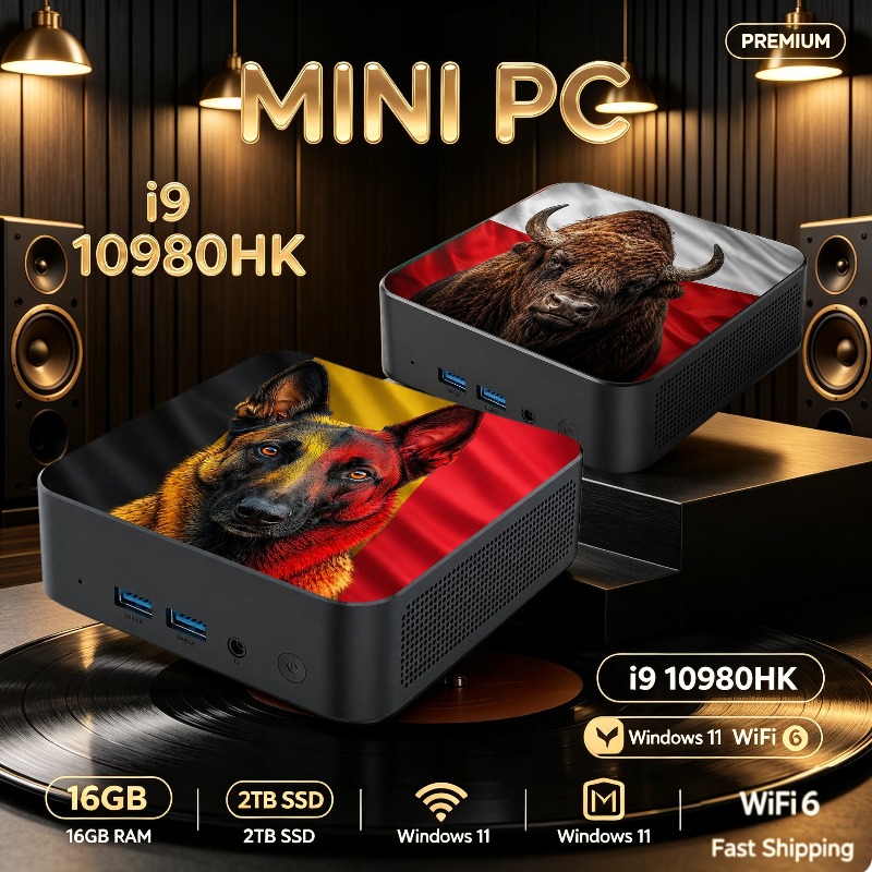 Mini Pc Windows - Computador de Jogos Compacto Intel Core