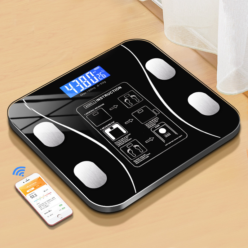Body Fat Scale Smart - Balança de Gordura Corporal Inteligente Sem