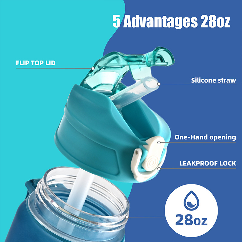 1 pçs venda quente 750ml espor - Smart Water Bottle Tracker avaliação e preço