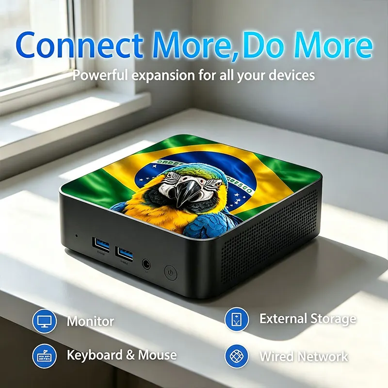 Mini PC com Bandeira do Novo M - Mini Pc Windows avaliação e preço